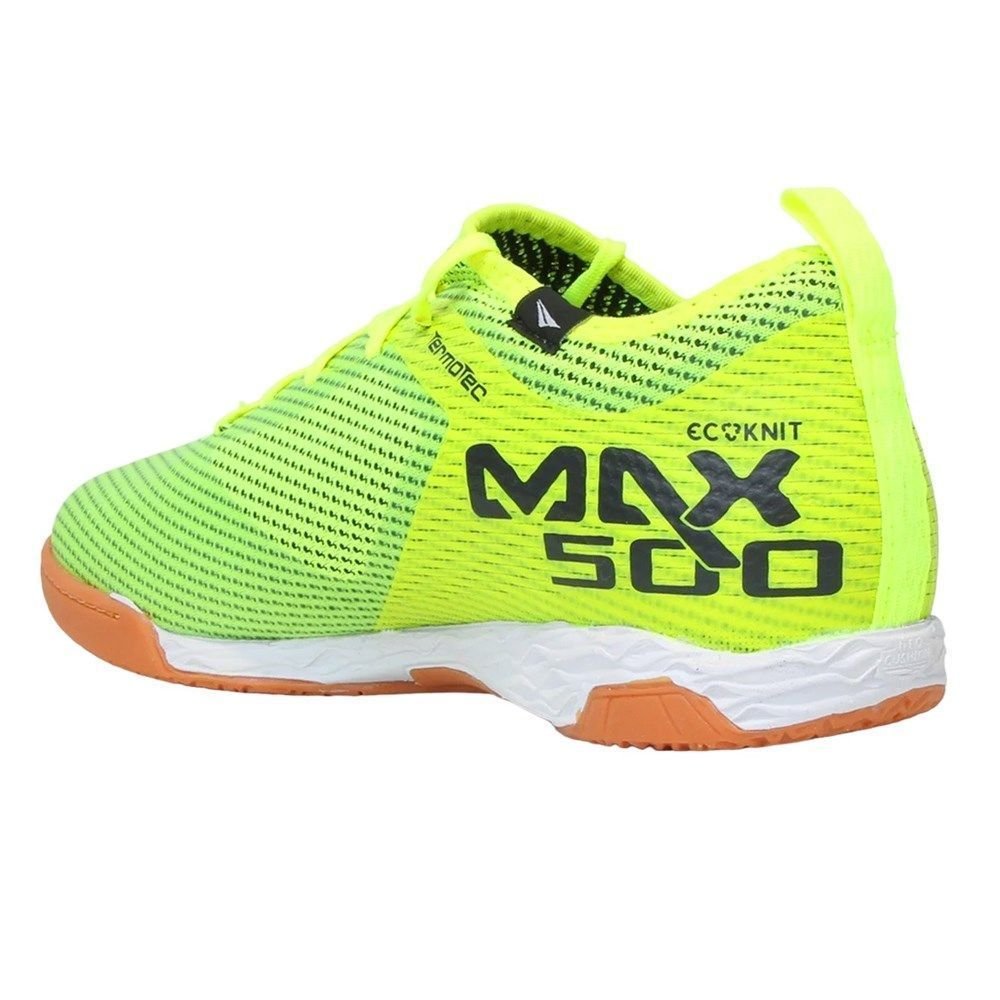 Chuteira Futsal Penalty Max 500 Ecoknit XXI Amarelo/Preto/Laranja 2