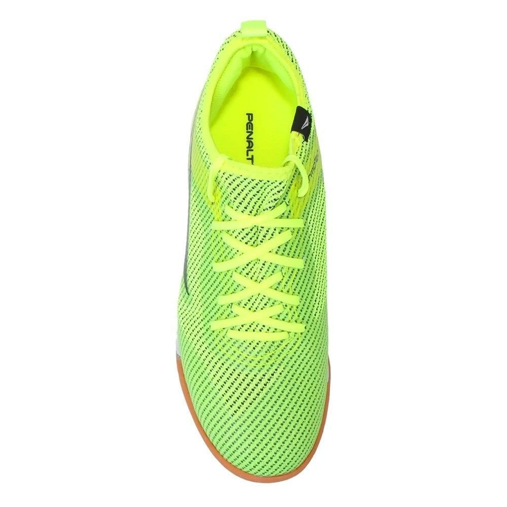 Chuteira Futsal Penalty Max 500 Ecoknit XXI Amarelo/Preto/Laranja 3