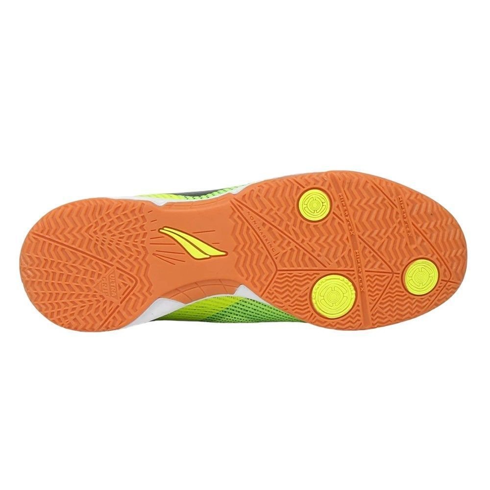 Chuteira Futsal Penalty Max 500 Ecoknit XXI Amarelo/Preto/Laranja 4