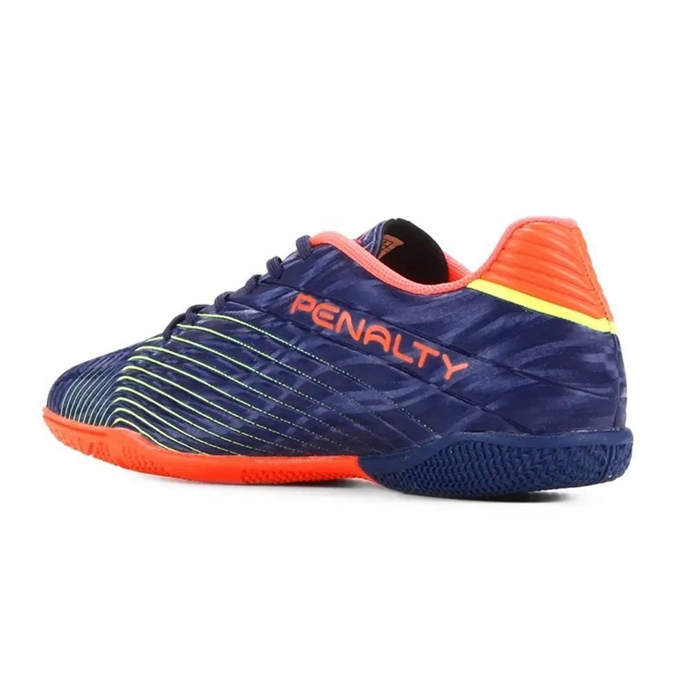 Chuteira Futsal Penalty Viento XXI Azul/Laranja 2