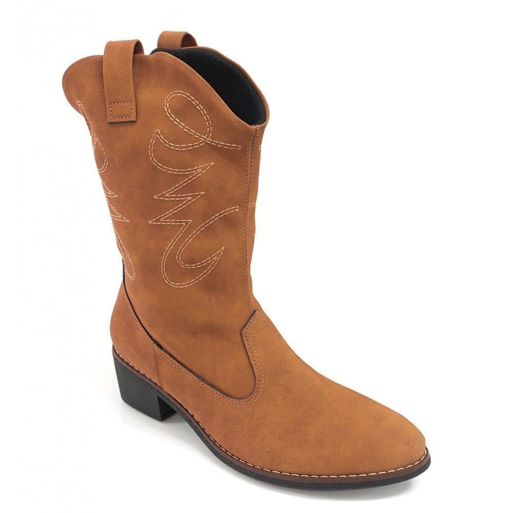 Bota Piccadilly Western Dalva Cano Médio Feminina