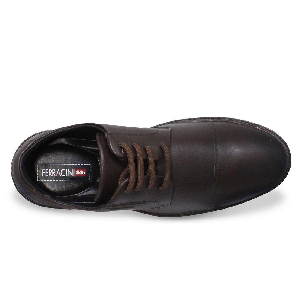 Sapato Social Ferracini Monterrey Gold Masculino 1567 Marrom 3