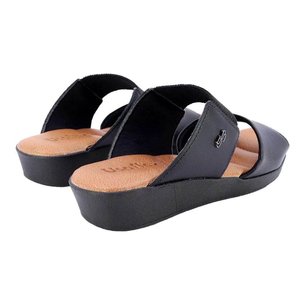 Tamanco Usaflex Slide Plataforma Feminino Preto 2