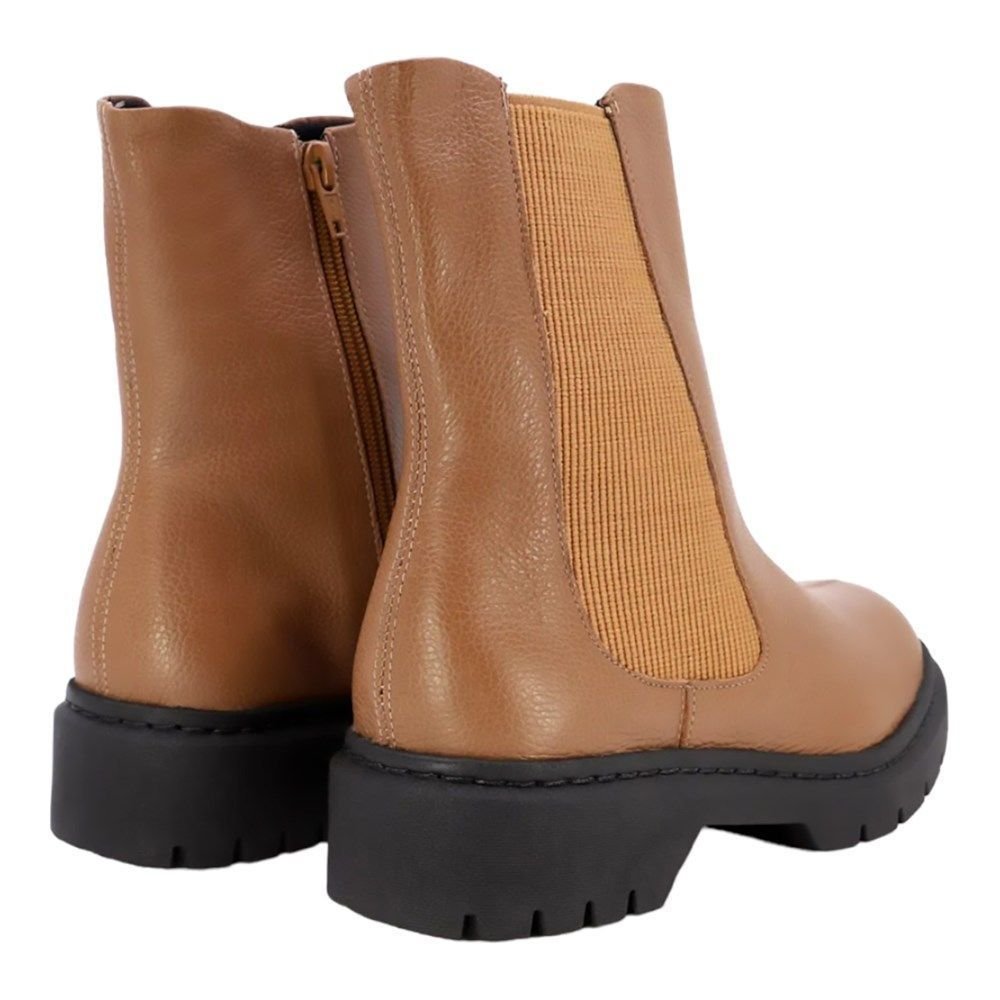 Bota Usaflex Chelsea Feminina Marrom 3