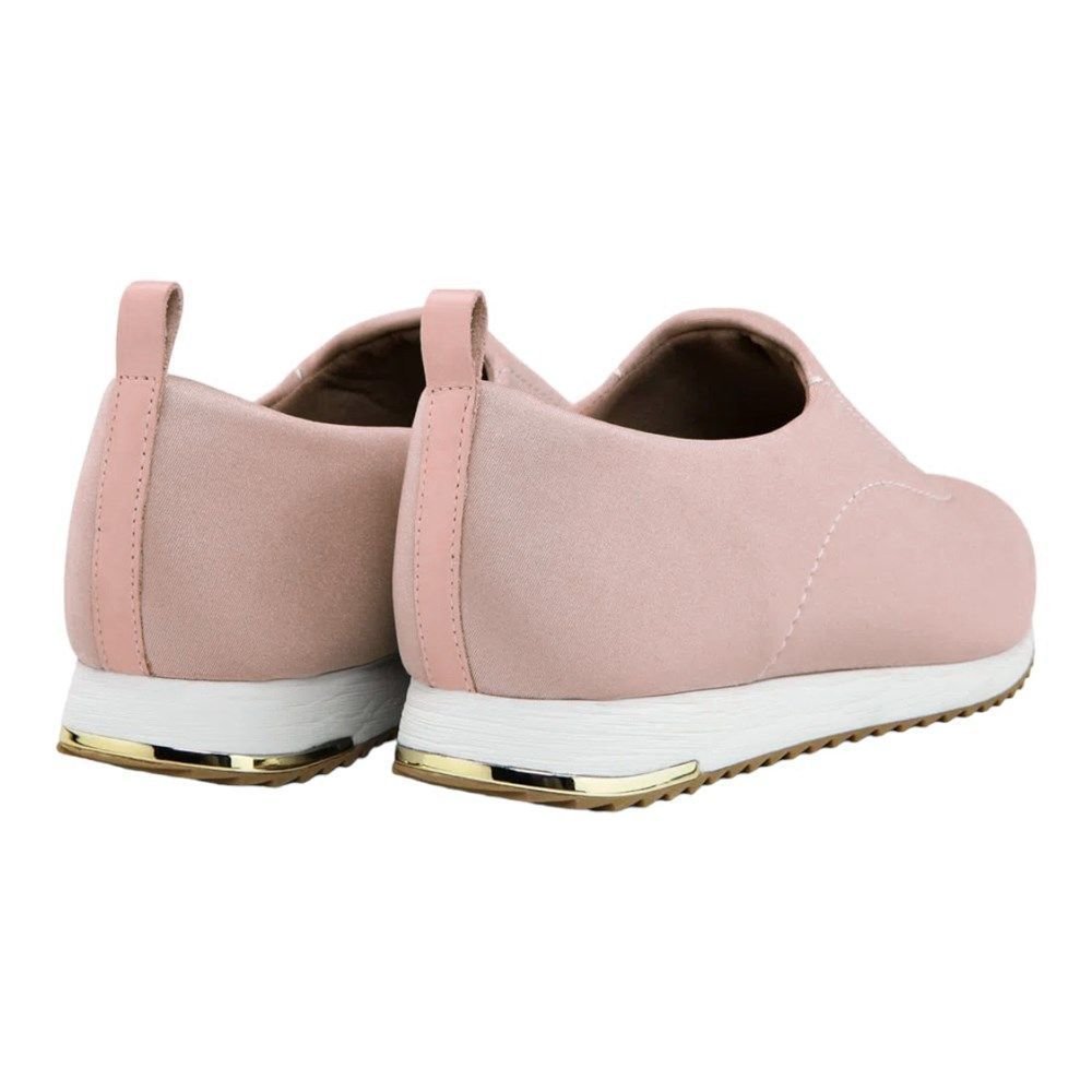 Tênis Usaflex Slip On Elastano Soft Feminino Rosa 2