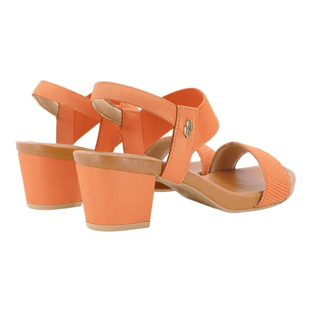 Sandália Usaflex Salto Bloco Feminina Multicores 2