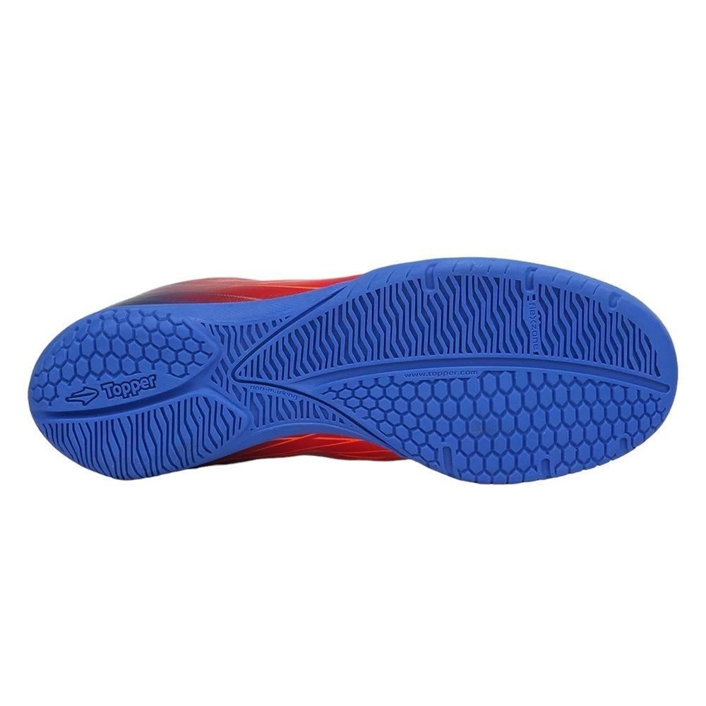 Chuteira Futsal Topper Extreme IV Laranja 4