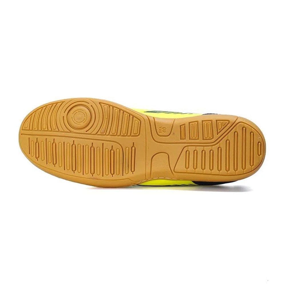 Chuteira Futsal Diadora Mondiale Brasil Amarelo/Preto/Verde 4
