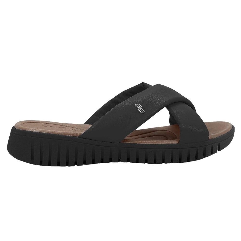 Tamanco Usaflex Plataforma Feminino Preto 1