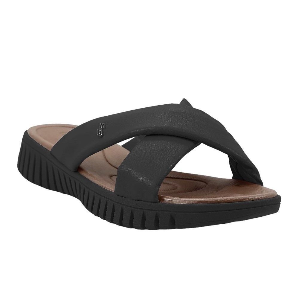 Tamanco Usaflex Plataforma Feminino Preto 2