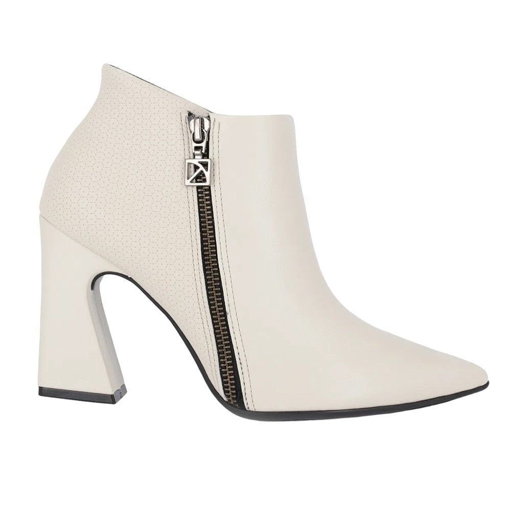 Bota Piccadilly Silvana Cano Curto Feminina Branco 1