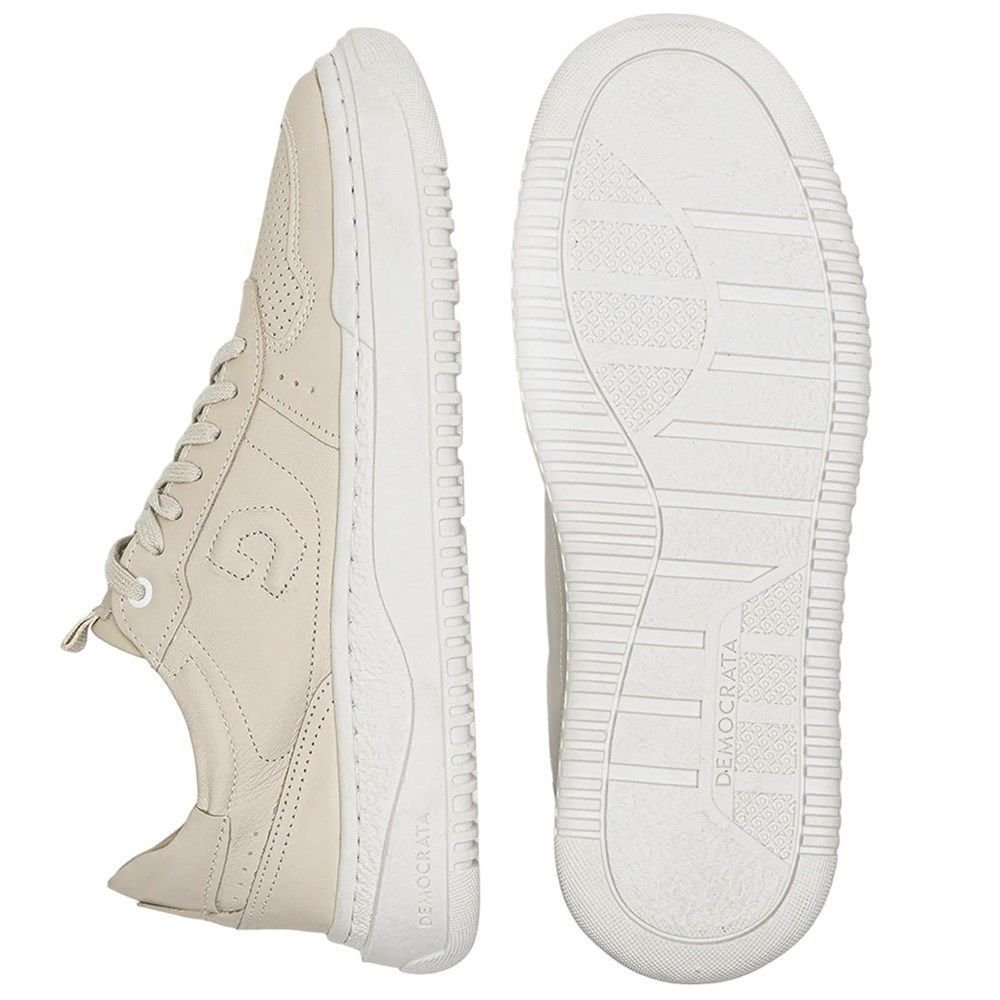 Sapatênis Democrata Denim Block Masculino Bege 3