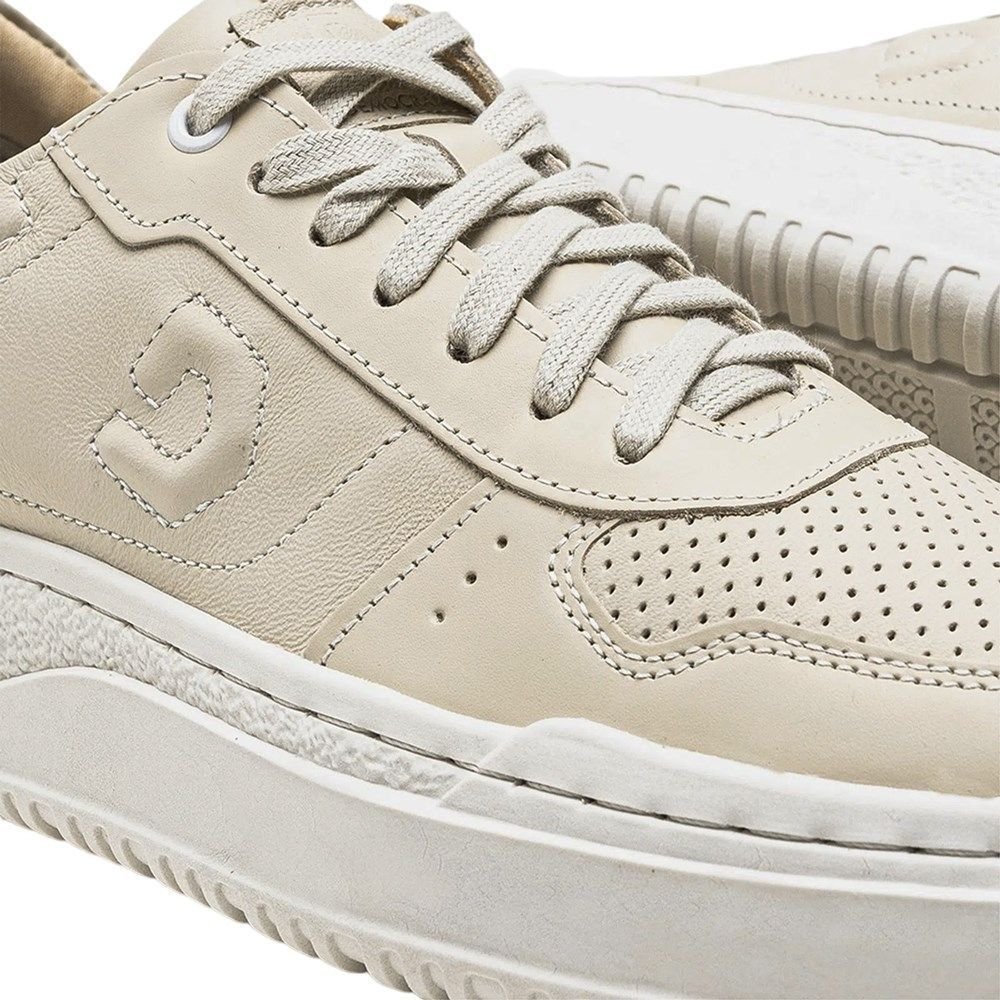Sapatênis Democrata Denim Block Masculino Bege 4