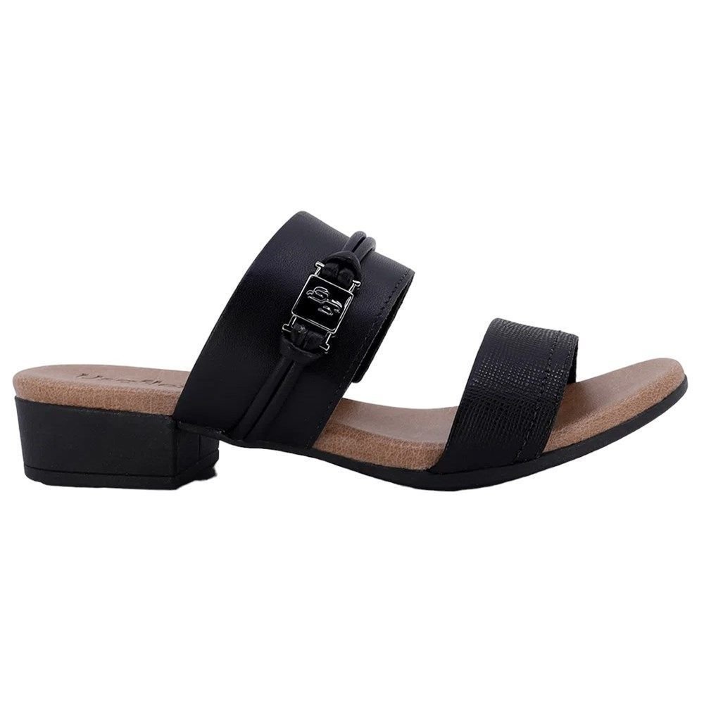 Tamanco Usaflex Salto Bloco Feminino