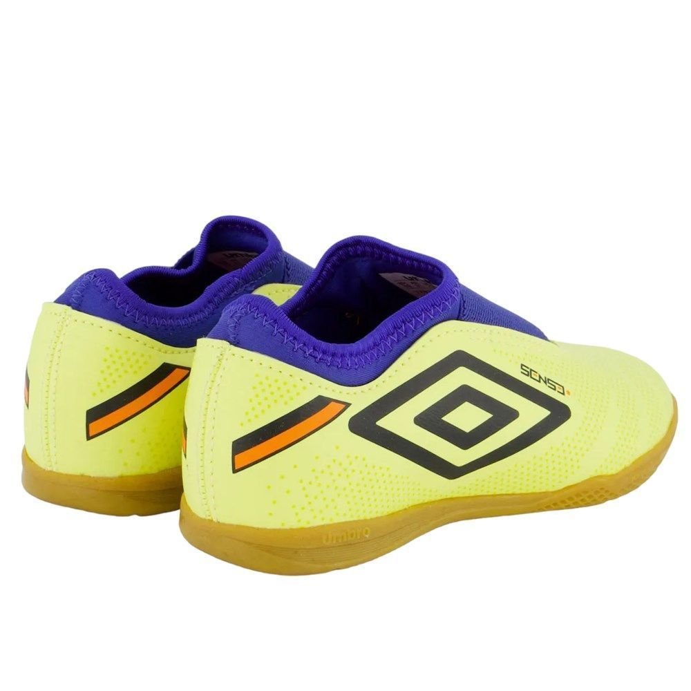 Chuteira Futsal Umbro Sense Infantil Amarelo 3