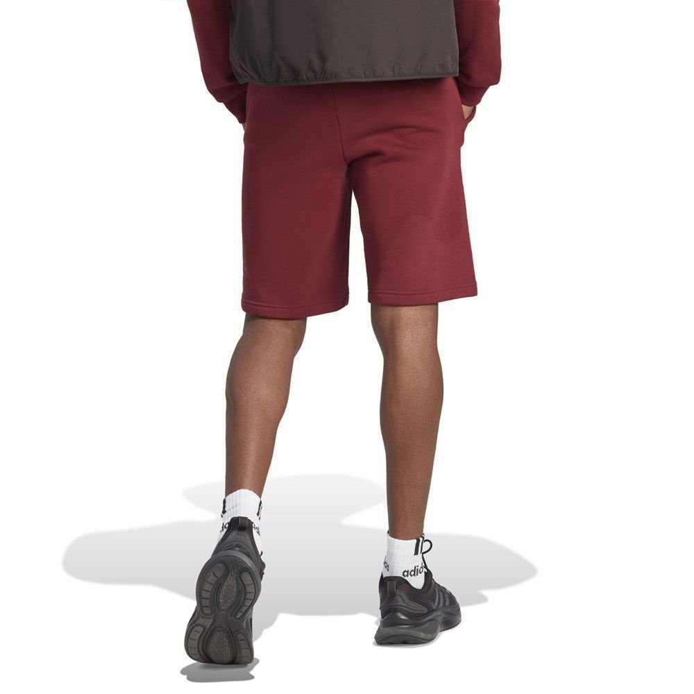 Bermuda Adidas Moletinho Essentials Masculina Vermelho 2