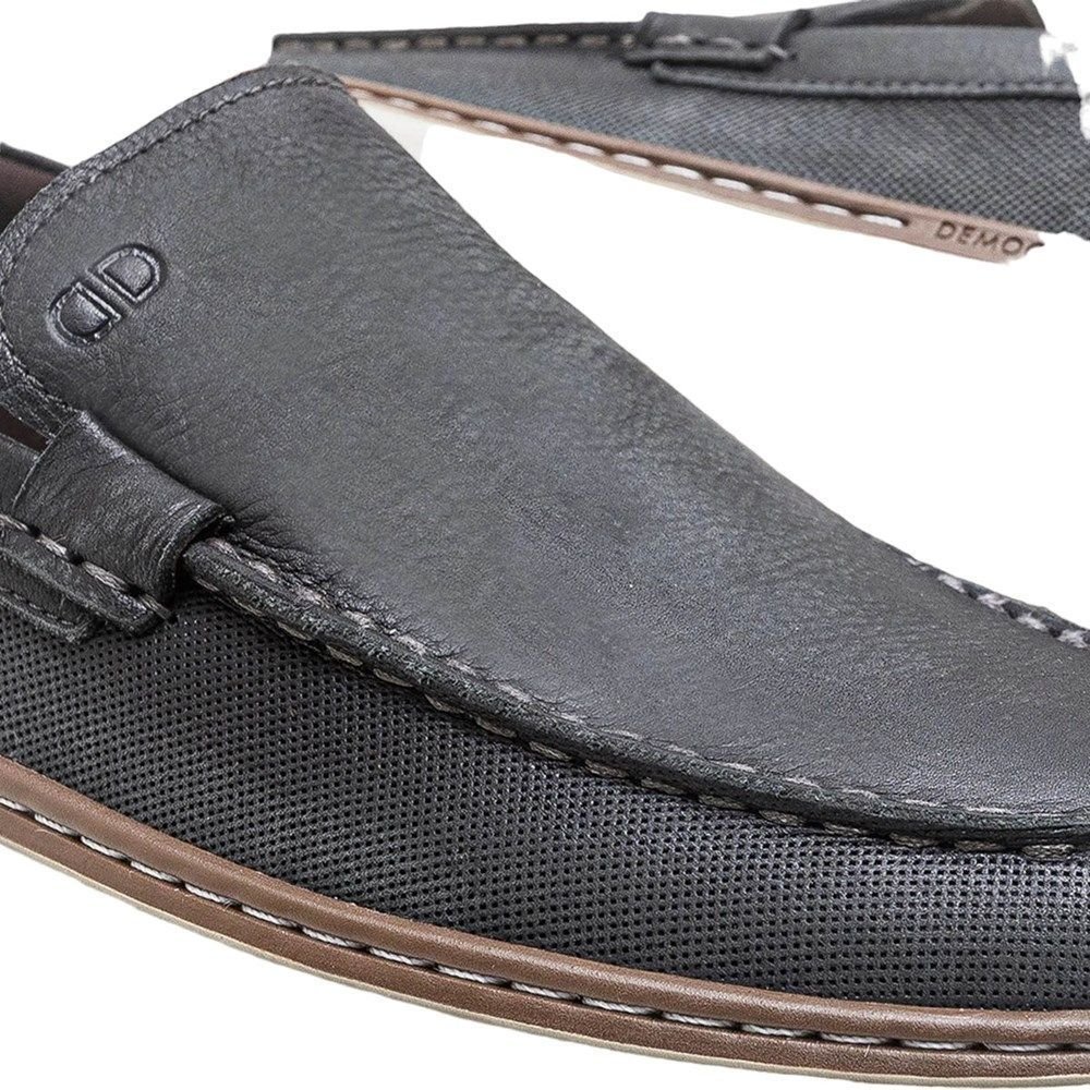 Sapatênis Democrata Clash Denim Masculino Preto 4