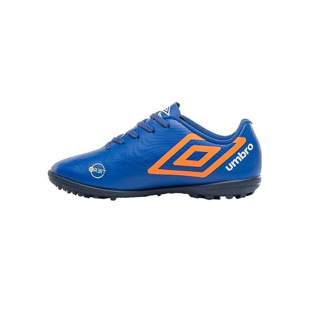 Chuteira Society Umbro Orbit Infantil Azul 2
