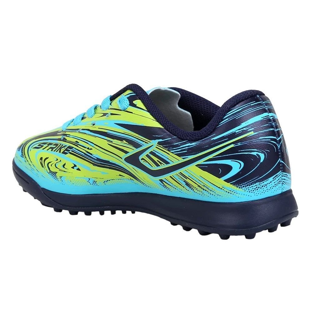 Chuteira Society Topper Strike V Infantil Azul 3