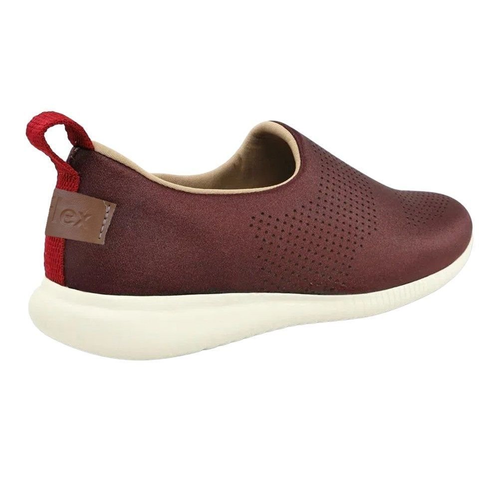 Tênis Slip On Usaflex Rebu Feminino Marrom 2