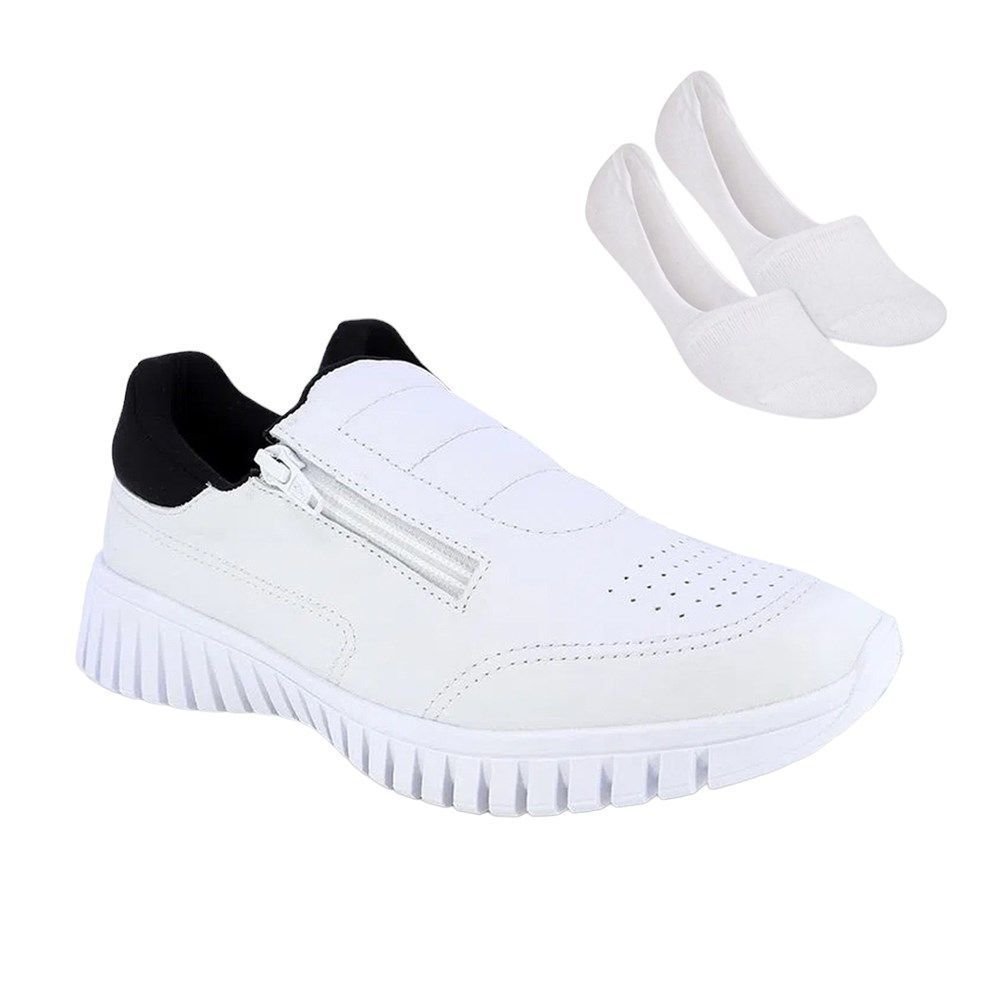 Kit Tênis Usaflex Casual Feminino Branco 1
