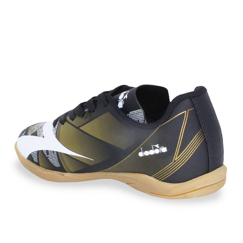 Chuteira Futsal Diadora Squadra II Preto 2