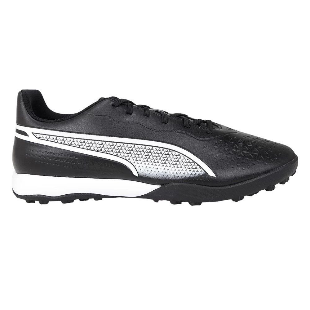 Chuteira Society Puma King Match TT Preto/Branco 1