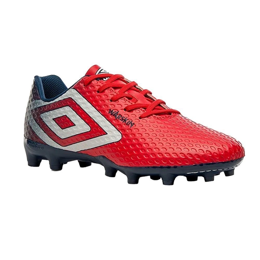 Chuteira Campo Umbro Warskin Vermelho 1