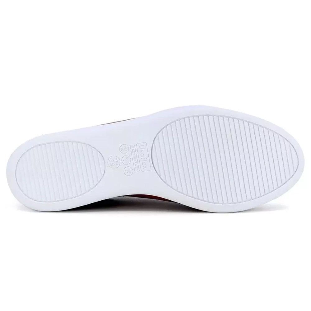 Tênis Usaflex Zíper Feminino Marrom 4