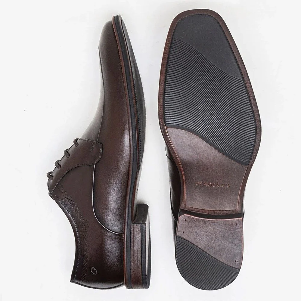 Sapato Democrata Metropolitan Clooney Masculino Marrom 3