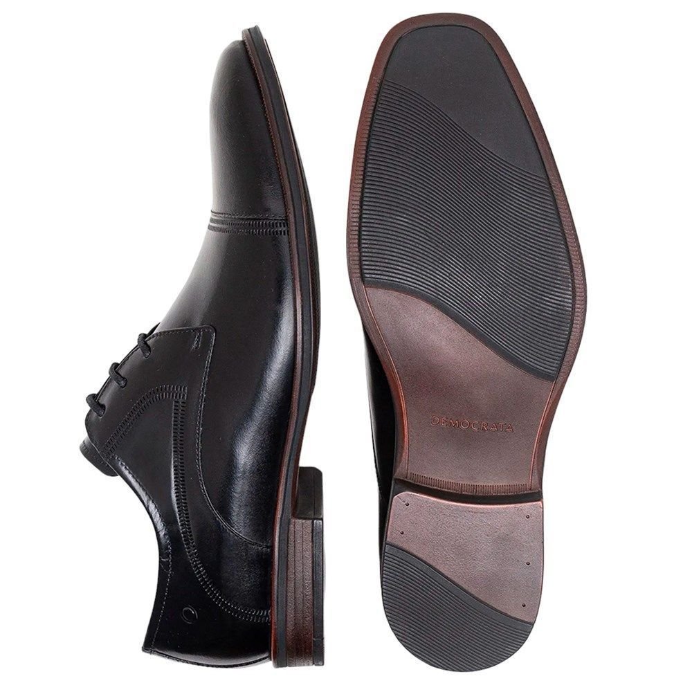Sapato Democrata Metropolitan Clooney Masculino Preto 3