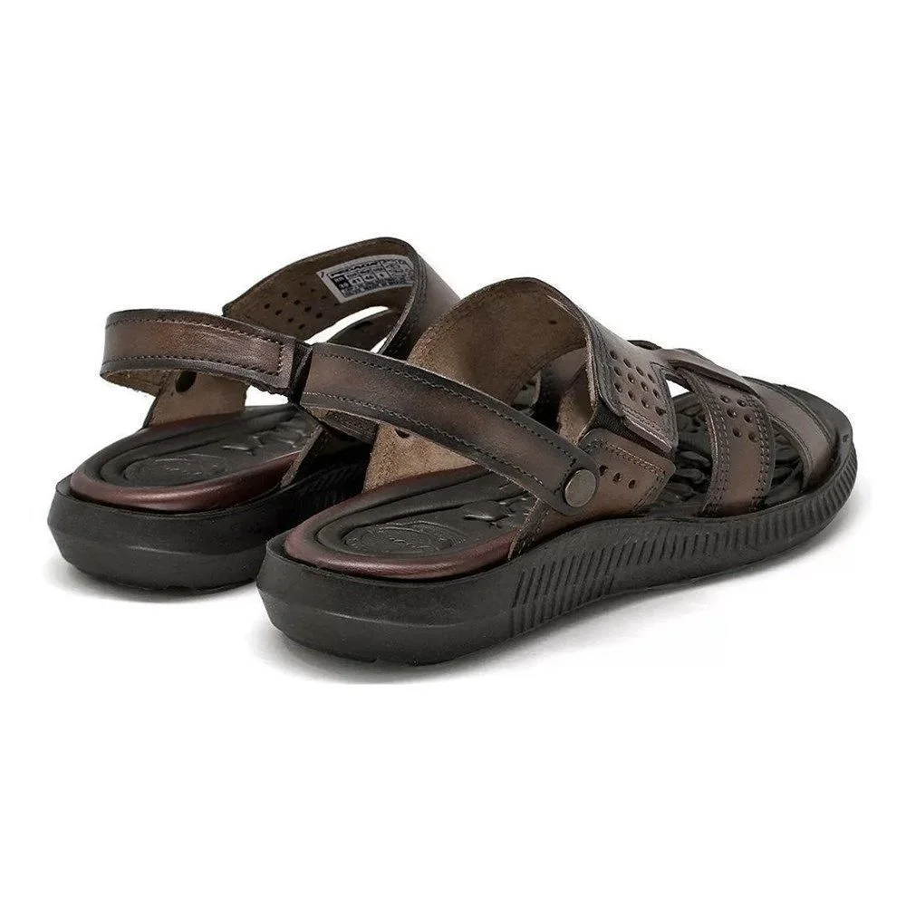 Sandália Pegada Tropical Masculino Marrom 3