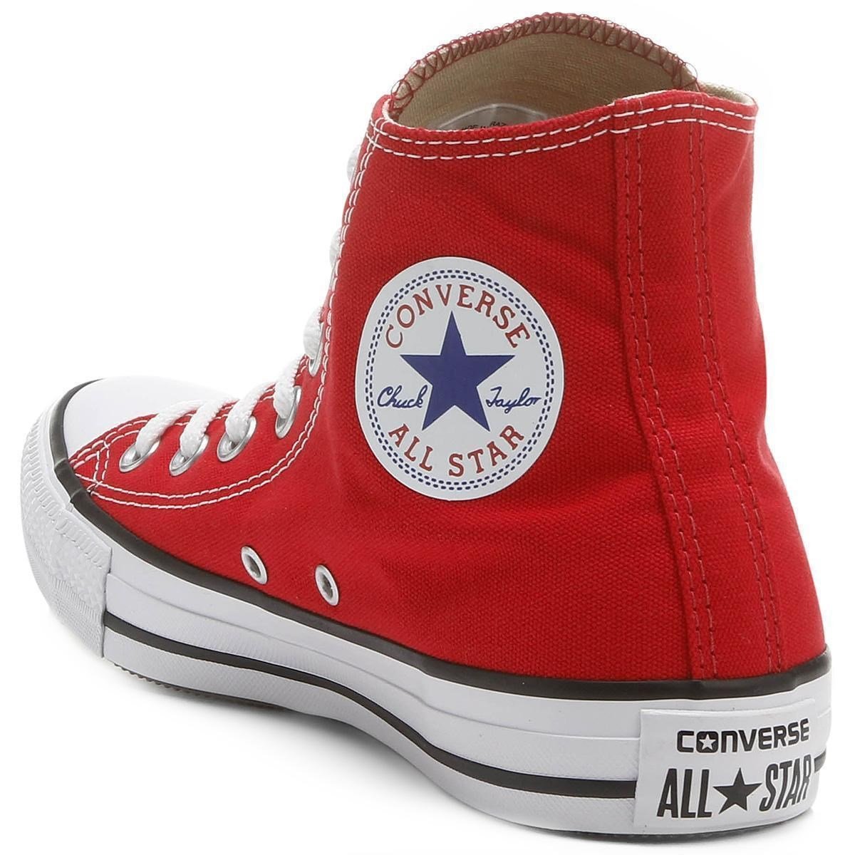 Tênis Converse All Star Chuck Taylor HI Unissex Vermelho 3