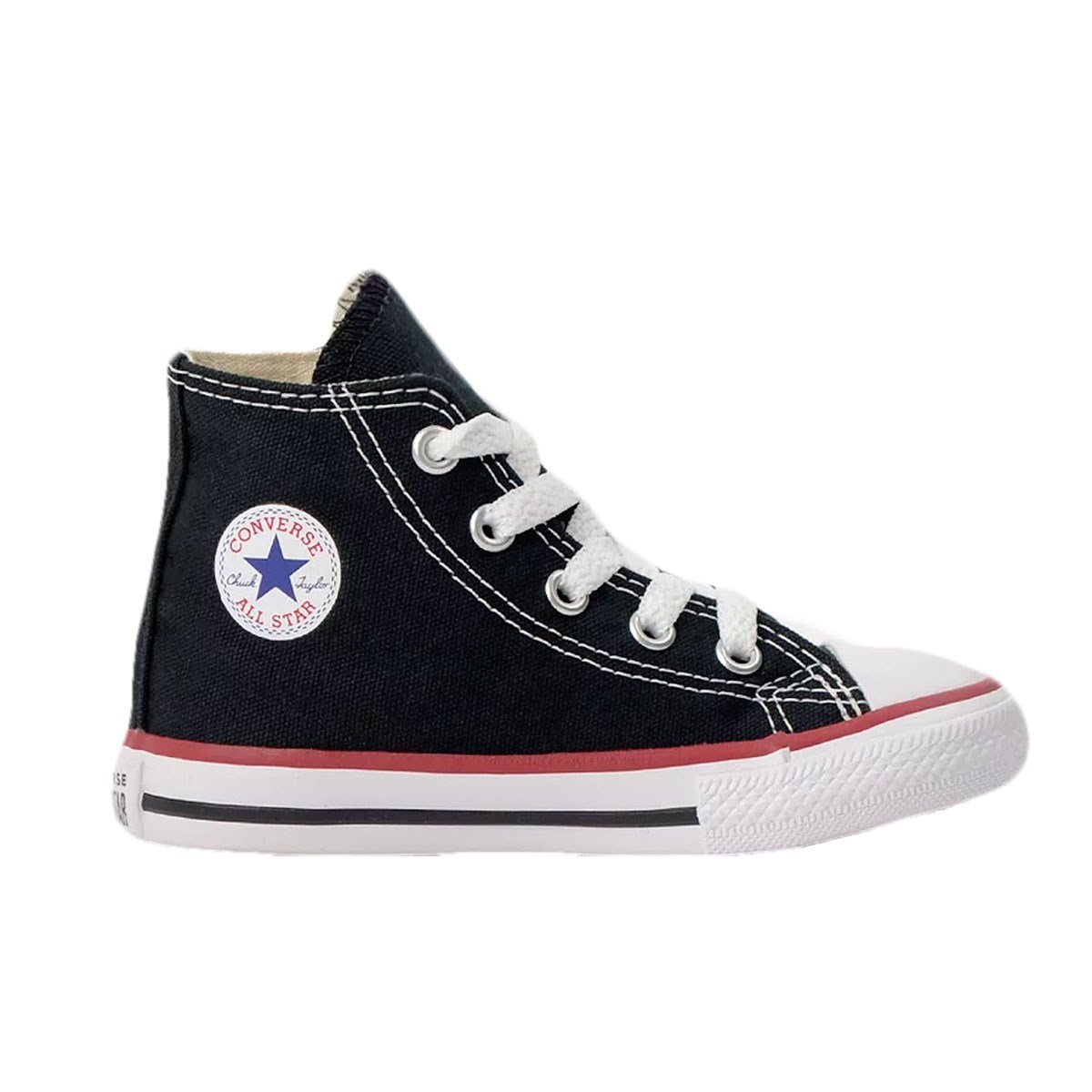 Tênis Converse All Star Chuck Taylor HI Kids Preto 1