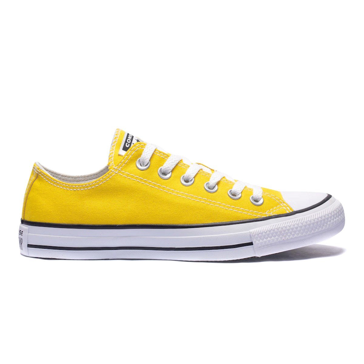 Tênis Converse All Star Chuck Taylor OX Feminino Amarelo 4