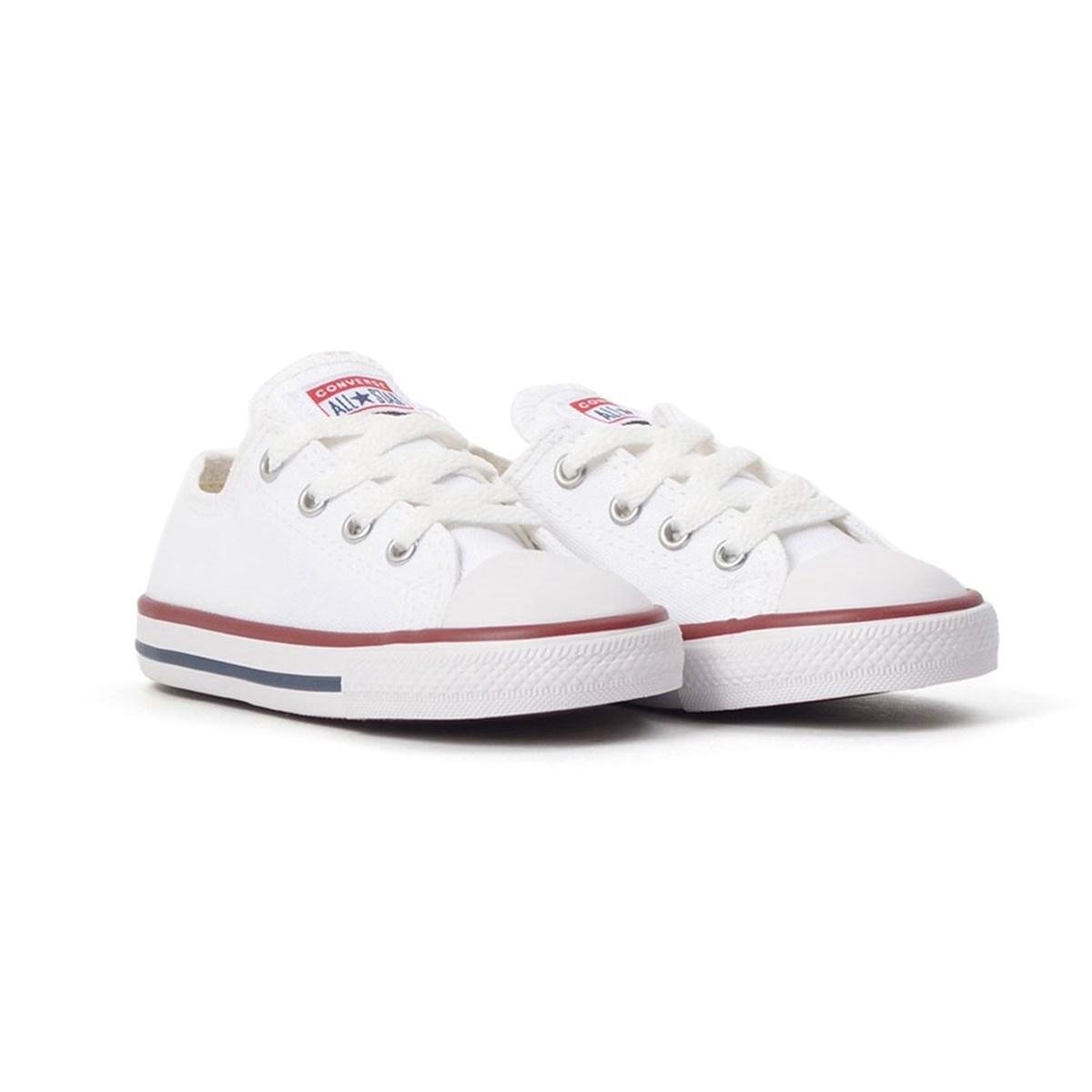 Tênis Converse All Star Chuck Taylor OX Kids Branco 4