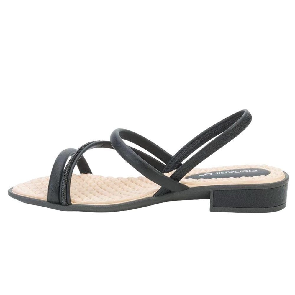 Sandália Piccadilly Taila Feminino Preto 2