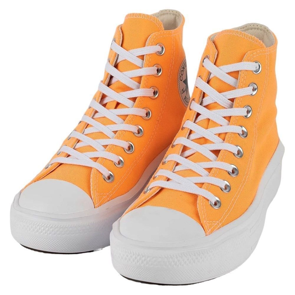 All Star Cano Baixo Alto Laranja Tênis Converse All Star Chuck