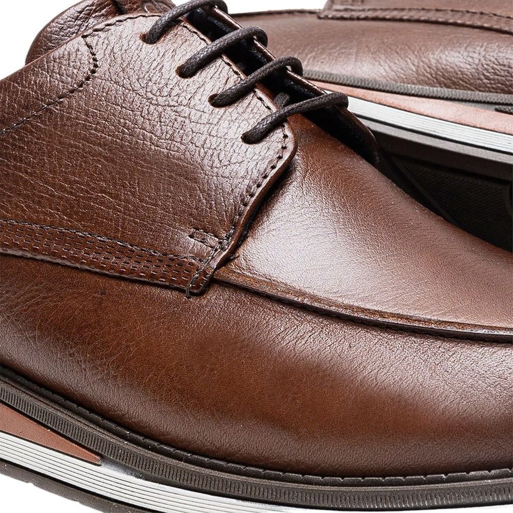 Sapato Social Democrata Metropolitan Masculino 1567 Marrom 3