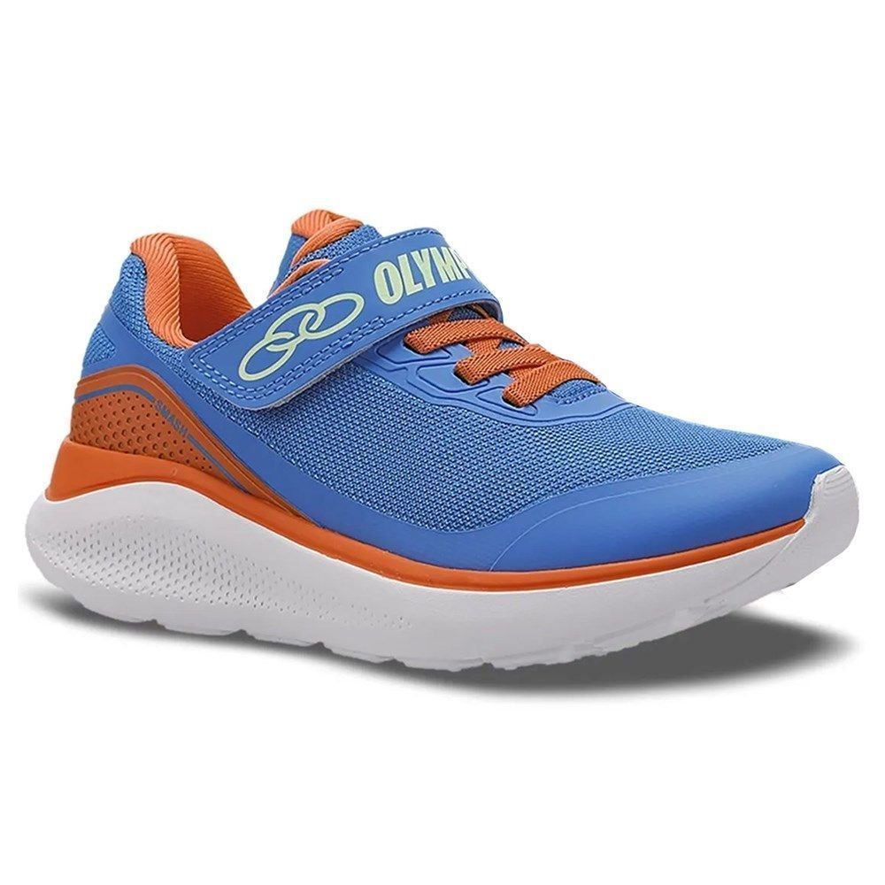 Tênis Olympikus Smash Infantil Azul/Laranja 1
