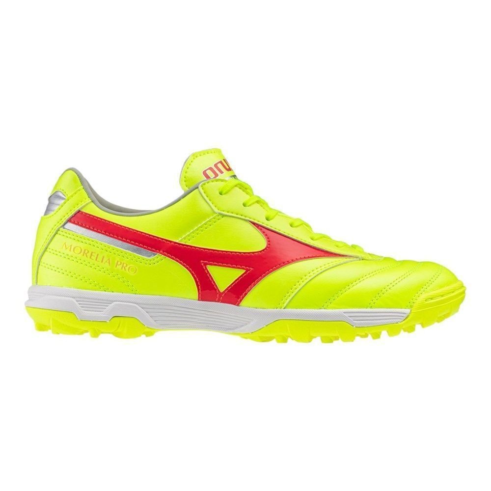 Chuteira Society Mizuno Morelia II Pró AS Amarelo/Vermelho 1