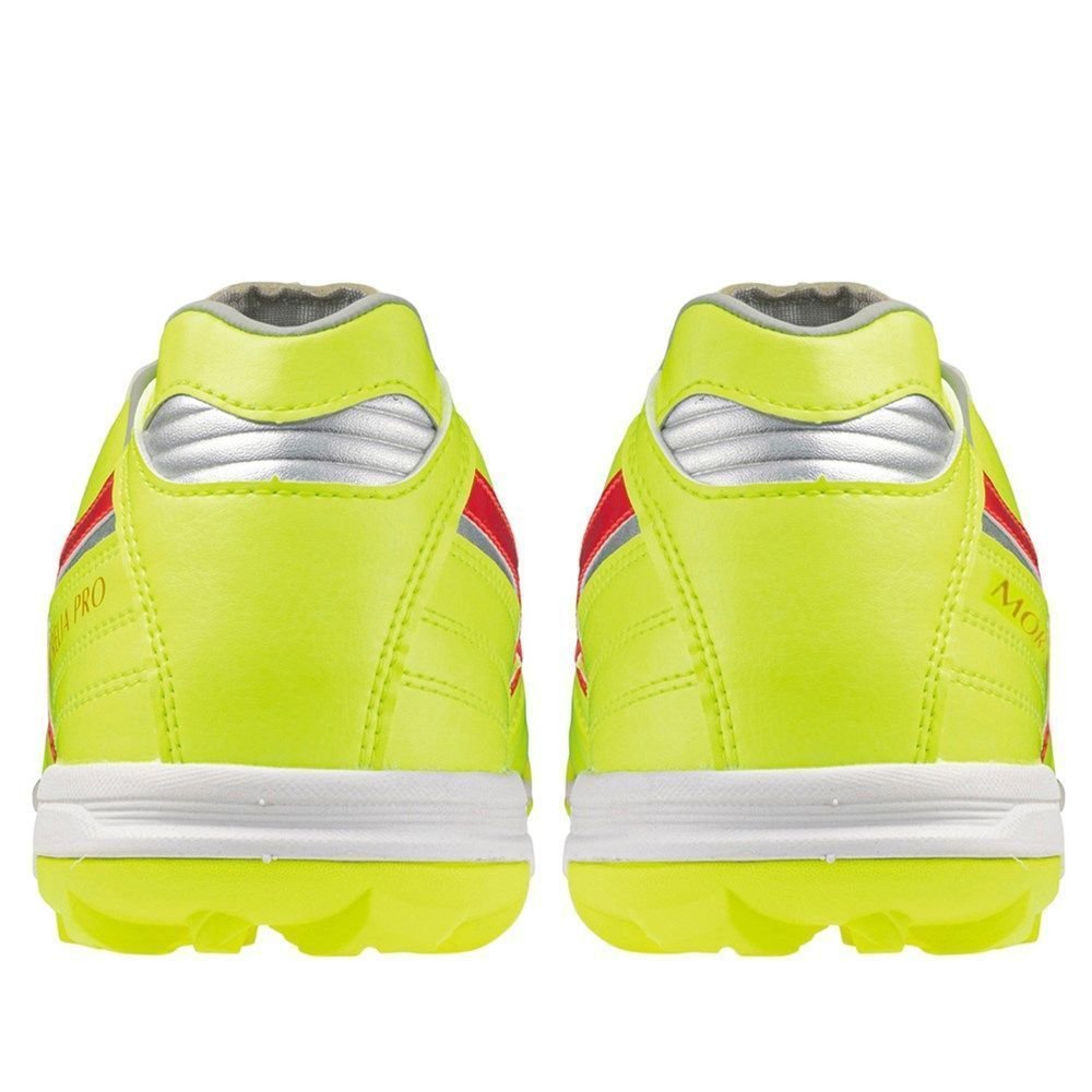 Chuteira Society Mizuno Morelia II Pró AS Amarelo/Vermelho 2
