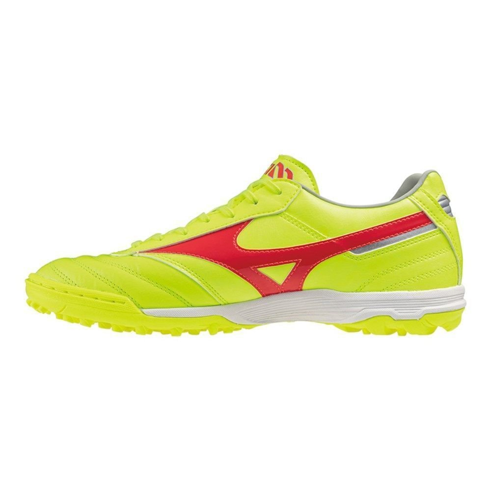 Chuteira Society Mizuno Morelia II Pró AS Amarelo/Vermelho 4