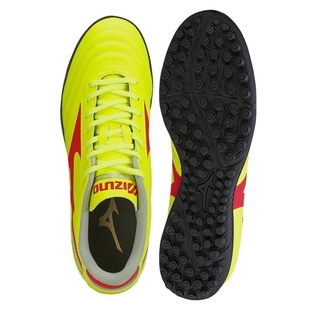 Chuteira Society Mizuno Morelia Club AS Amarelo/Vermelho 3