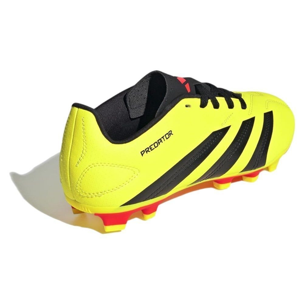 Chuteira Campo Adidas Predator 24 Club Infantil Amarelo/Preto/Vermelho 3