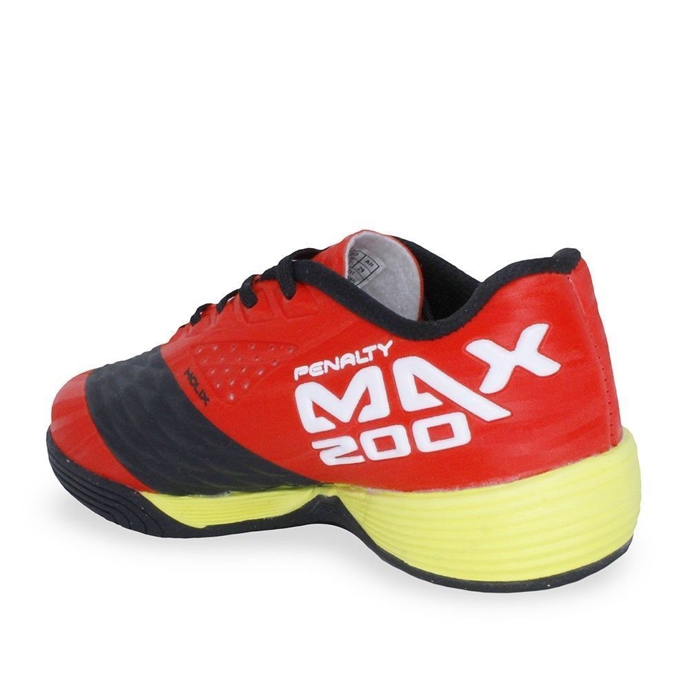 Chuteira Futsal Penalty Max 200 Y-1 Kids Vermelho 2