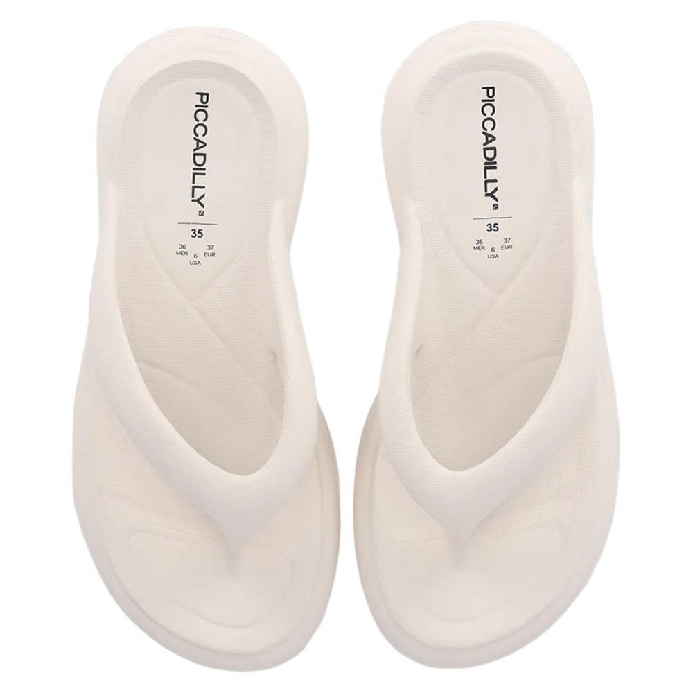 Chinelo Piccadilly Marshmallow Fun Feminino Branco 3