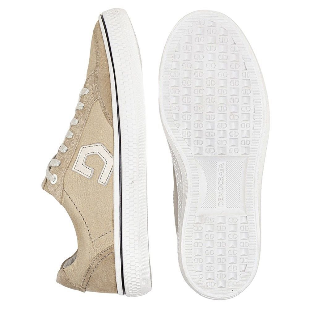 Sapatênis Democrata Denim Fender Masculino Bege 3