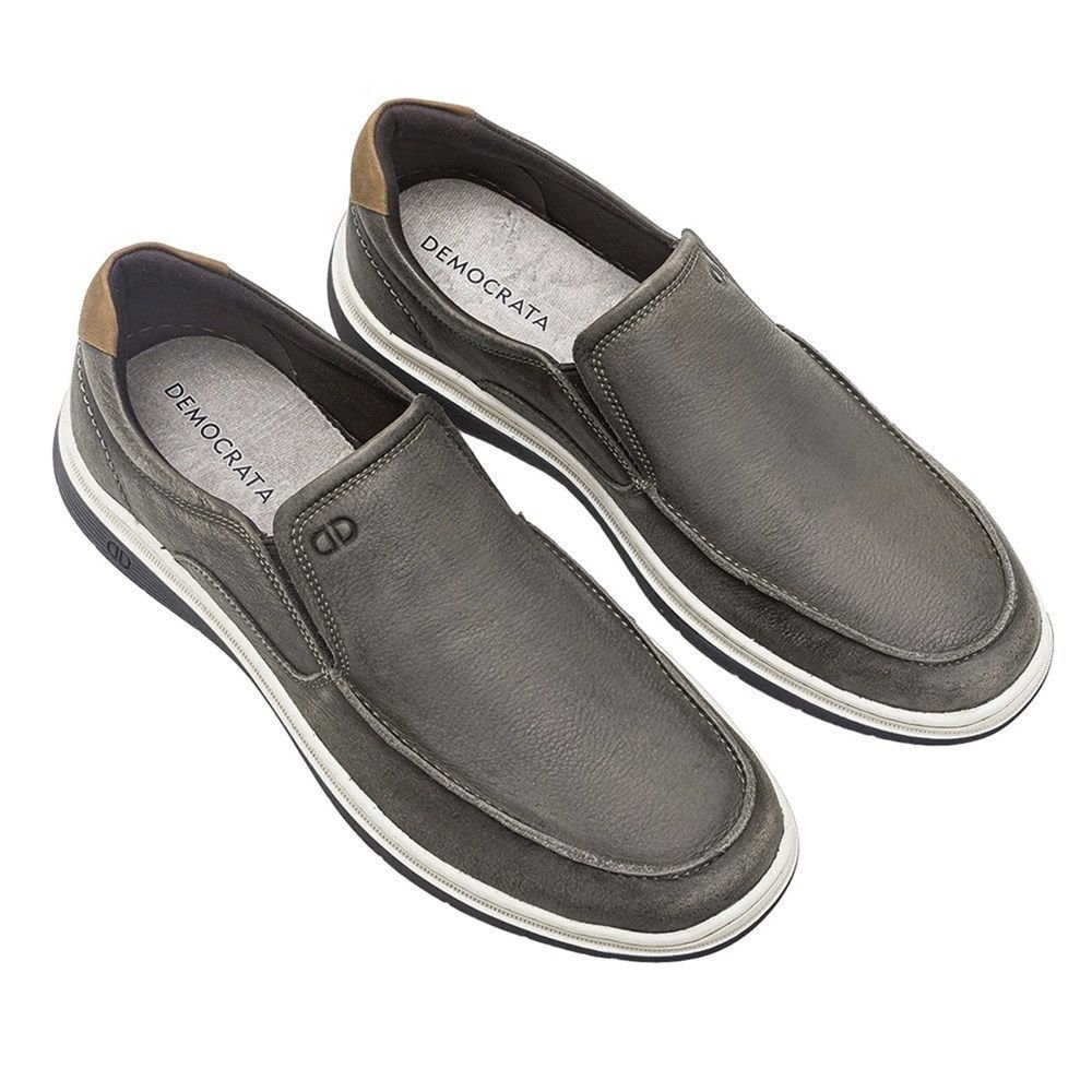 Sapatênis Democrata Easy Leave Masculino Marrom 2