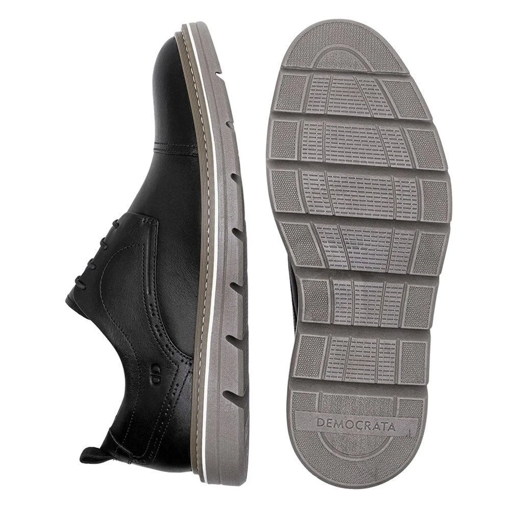 Sapato Democrata Metropolitan Jeff Masculino Preto 3